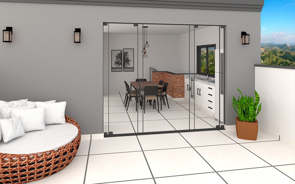 Cozinha Duplex (Opção com 2 Quartos)